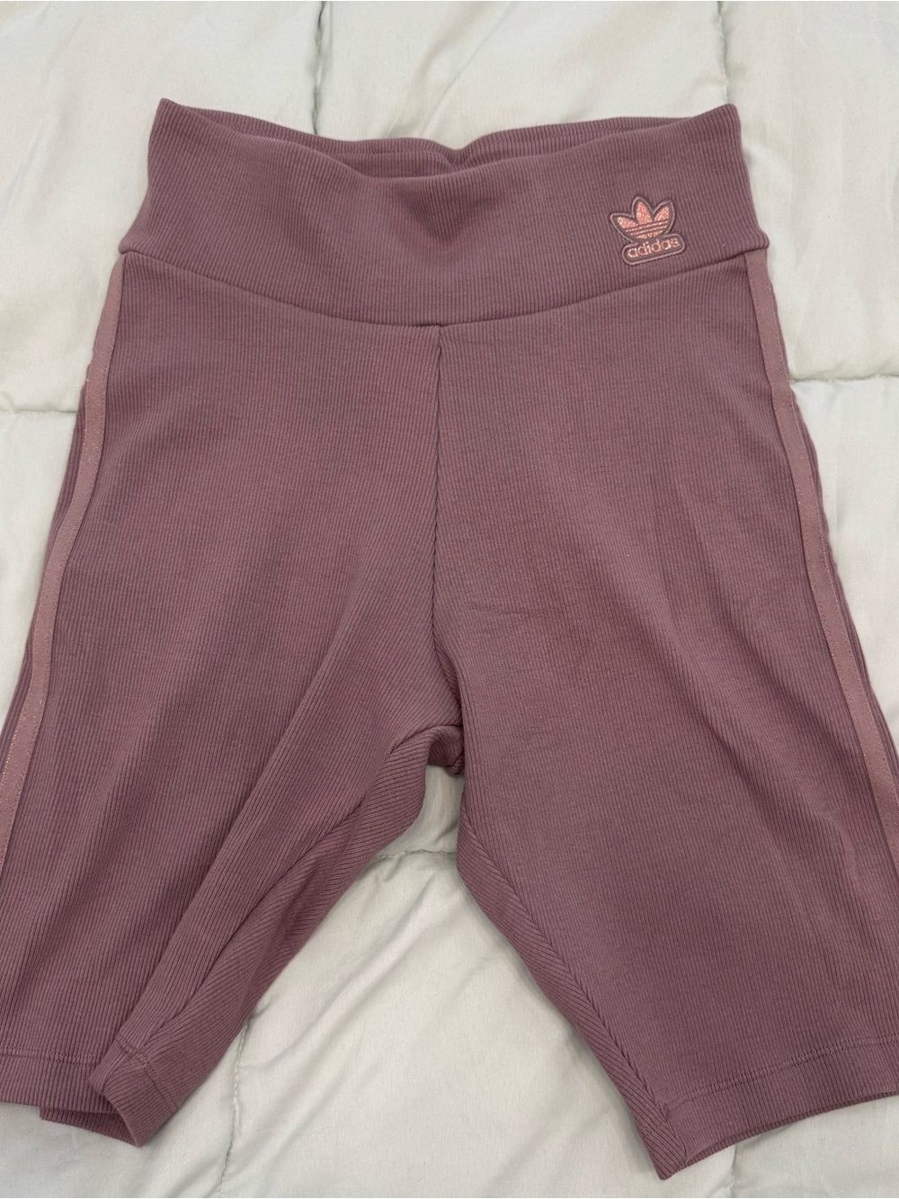 adidas Women’s Trace Brown Bike Shorts - Picture 2 of 4